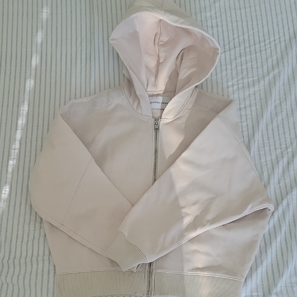 Calvin Klein Cropped Hooded Jacket
